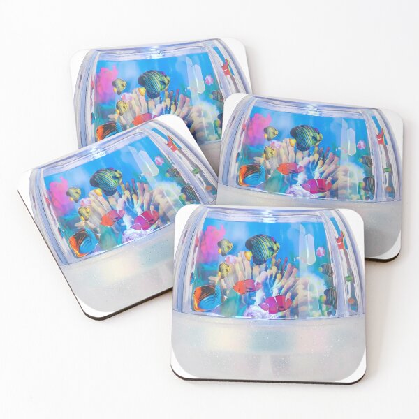 Item preview, Y2K Desktop Bubble Aquarium Fake Tropical Fish designed and sold by NostalgiaOS.