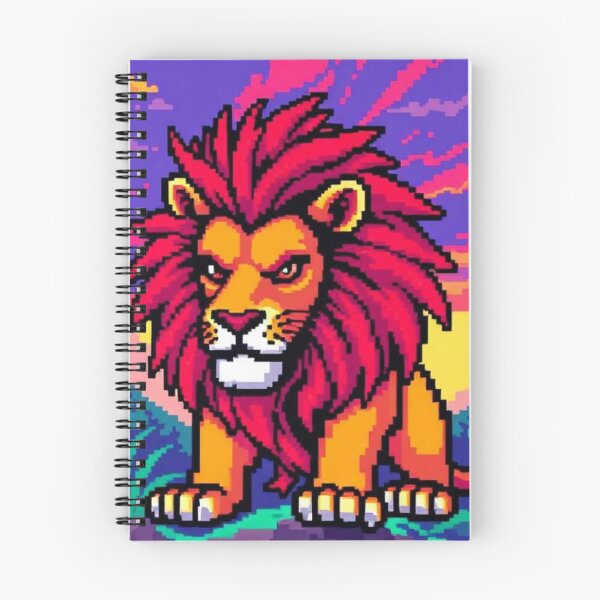 Item preview, Pixel Art Lion designed and sold by RAISC.