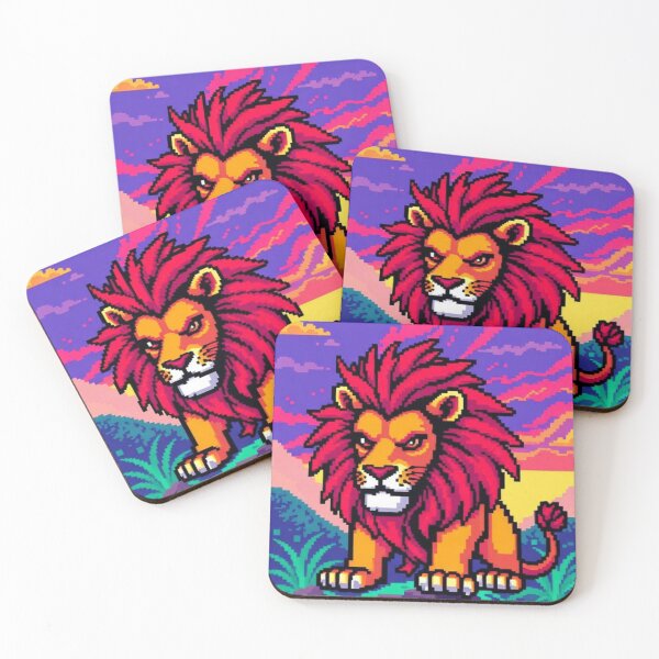 Item preview, Pixel Art Lion designed and sold by RAISC.