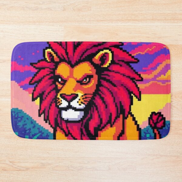 Item preview, Pixel Art Lion designed and sold by RAISC.