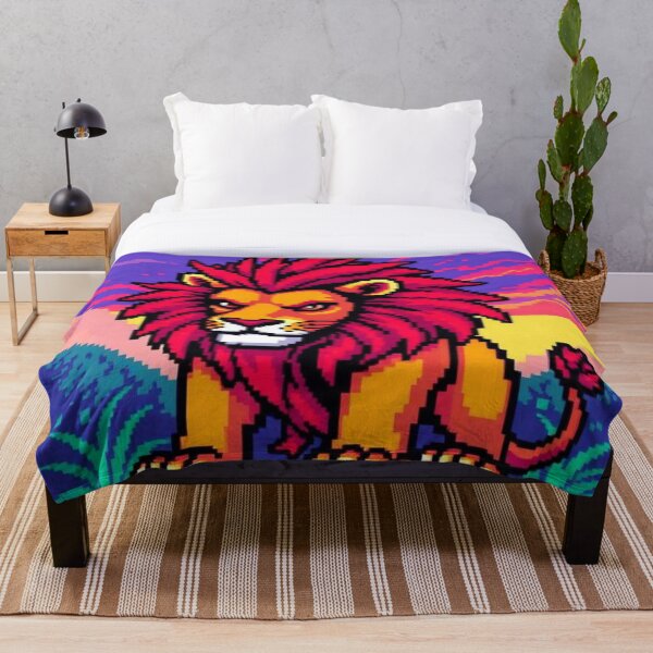 Item preview, Pixel Art Lion designed and sold by RAISC.