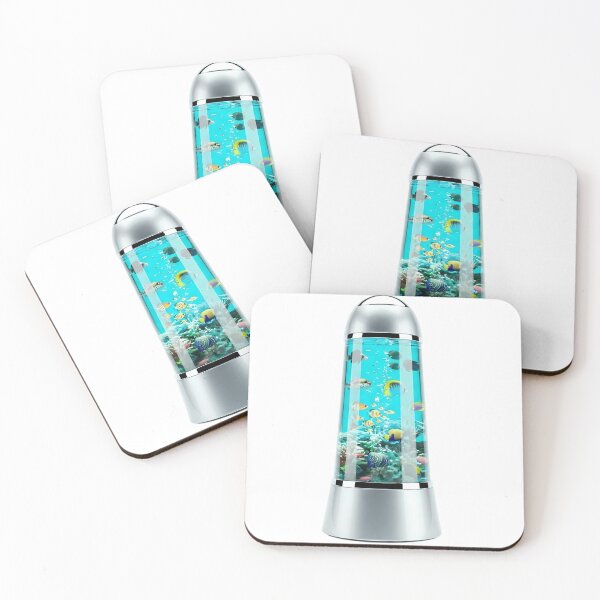 Item preview, Frutiger Aero Tube Aquarium Fake Fish Tank Y2K designed and sold by NostalgiaOS.