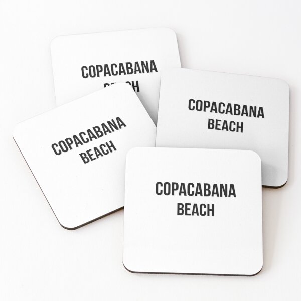Artikelvorschau, Minimale Typografie für Reisen am Copacabana-Strand – Design entworfen und verkauft von onubi.