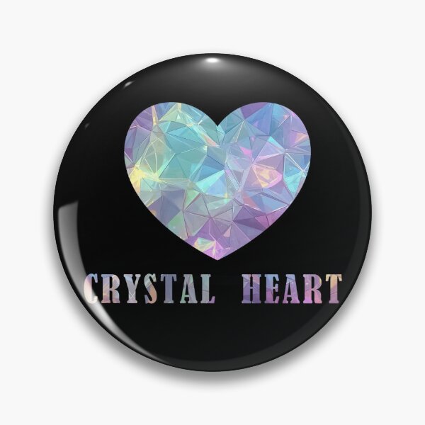 Item preview, Holographic Crystal Heart - Pastel Geometric Gemstone  designed and sold by Tokraz-art.