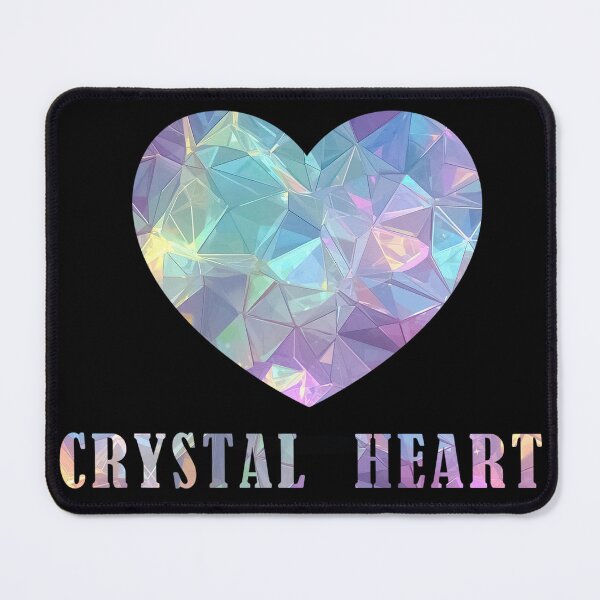 Item preview, Holographic Crystal Heart - Pastel Geometric Gemstone designed and sold by Tokraz-art.