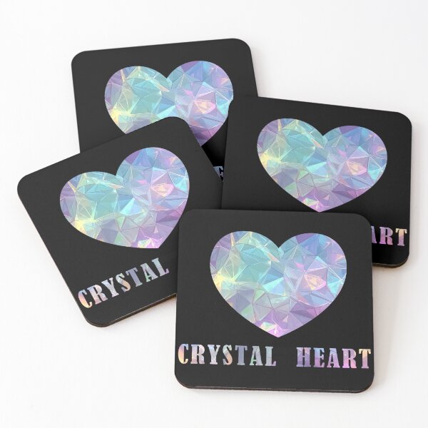 Item preview, Holographic Crystal Heart - Pastel Geometric Gemstone  designed and sold by Tokraz-art.