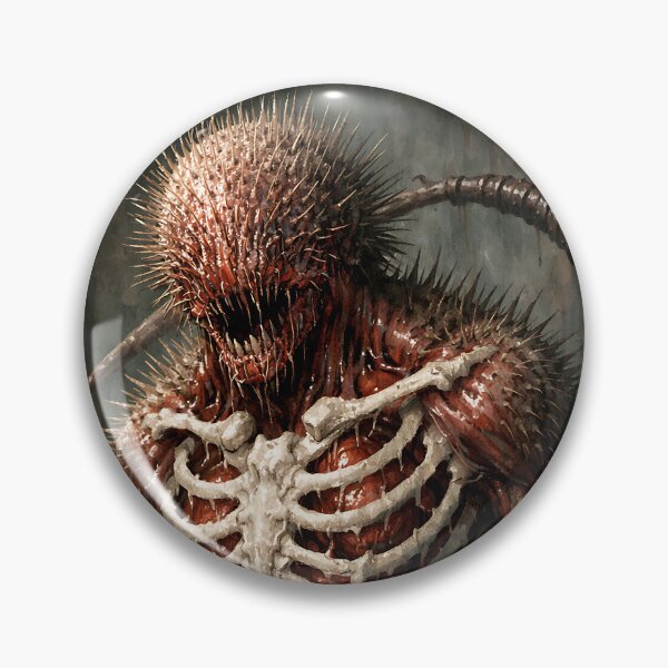 Item preview, The Ribbed Pale-Crawler - Extraterrestrial Horror designed and sold by bapupa.