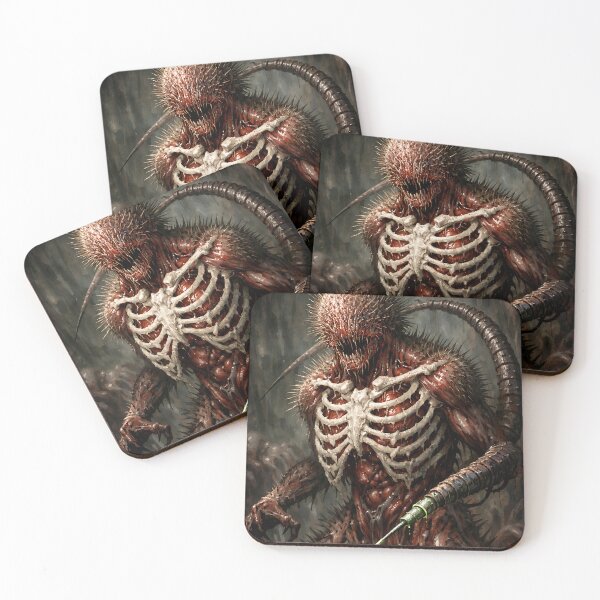 Item preview, The Ribbed Pale-Crawler - Extraterrestrial Horror designed and sold by bapupa.