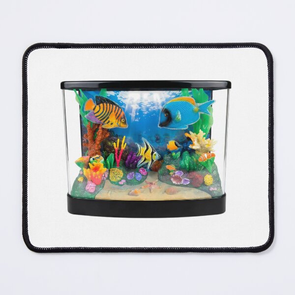 Item preview, Retro 90s Fake Aquarium Light Up Fish Tank Nostalgia designed and sold by NostalgiaOS.