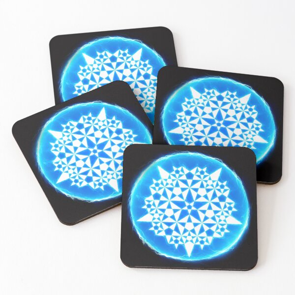 Item preview, Crop circle neon blue designed and sold by MessageToEarth.