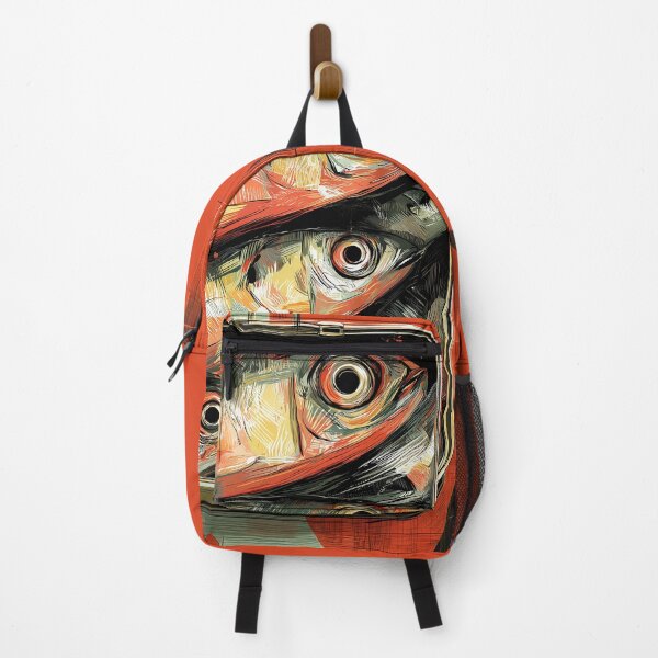 Item preview, Sardines Tin Art – Retro Abstract Fish Illustration designed and sold by dharanna.