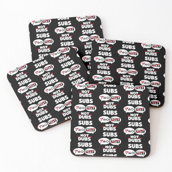 Item preview, Subs Not Dubs Funny Anime Style Quote Design designed and sold by TeeTimeTreasure.