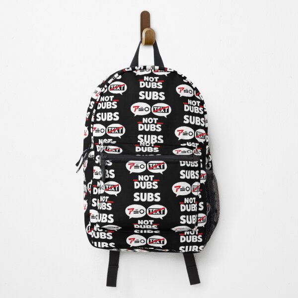 Item preview, Subs Not Dubs Funny Anime Style Quote Design designed and sold by TeeTimeTreasure.