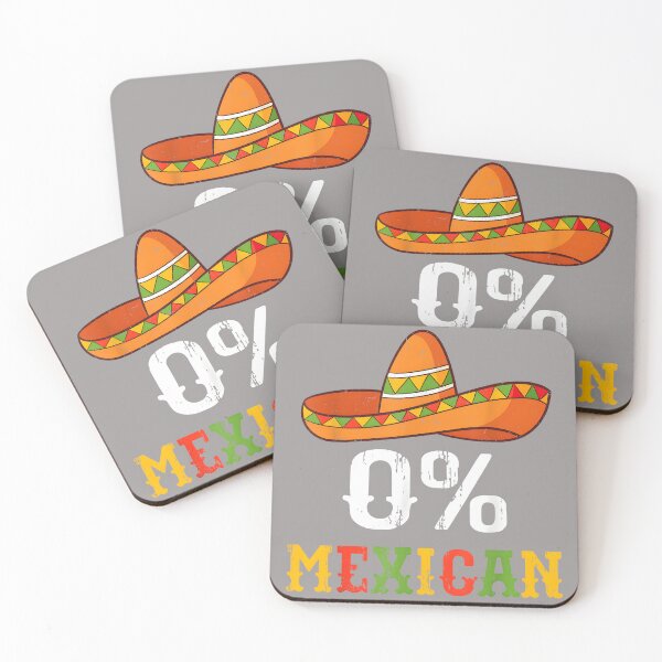Item preview, 0% Mexican Cinco De Mayo Fiesta Sombrero Funny Men Women Kid  designed and sold by KathieFaugh.