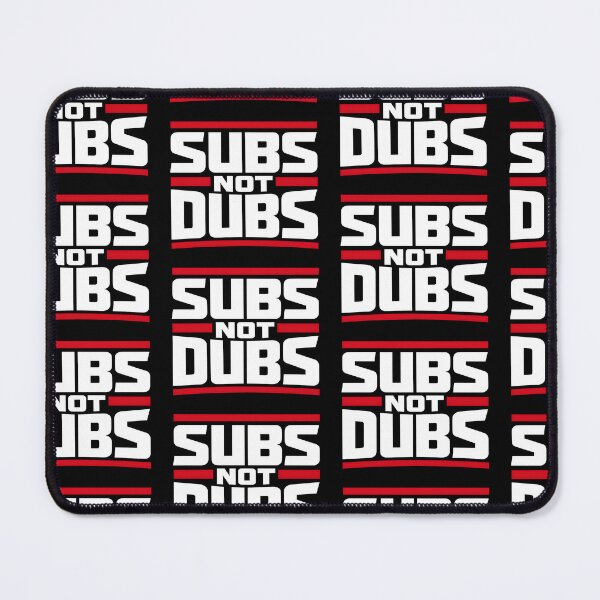 Item preview, Subs Not Dubs Bold Anime Fan Statement Design designed and sold by TeeTimeTreasure.
