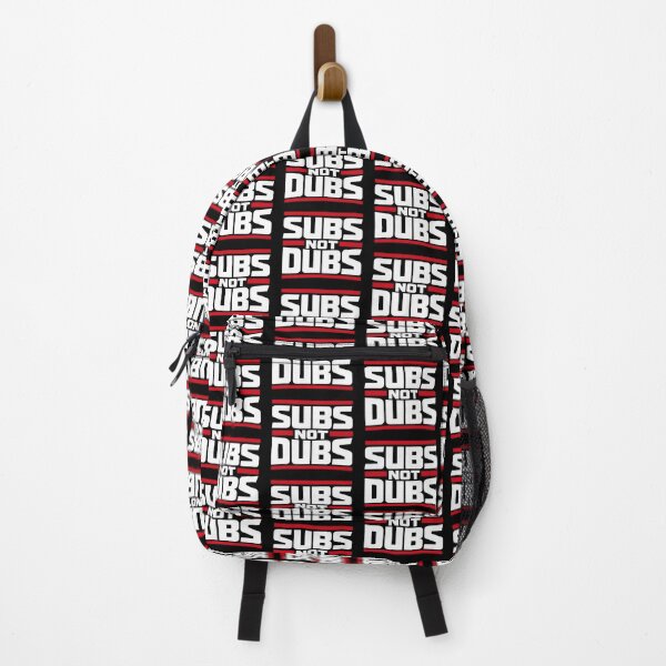 Item preview, Subs Not Dubs Bold Anime Fan Statement Design designed and sold by TeeTimeTreasure.