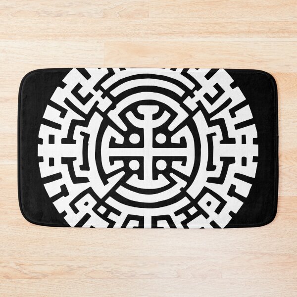Item preview, Tribal mayan aztec ornament labyrinth circle 127sm designed and sold by 127sm.