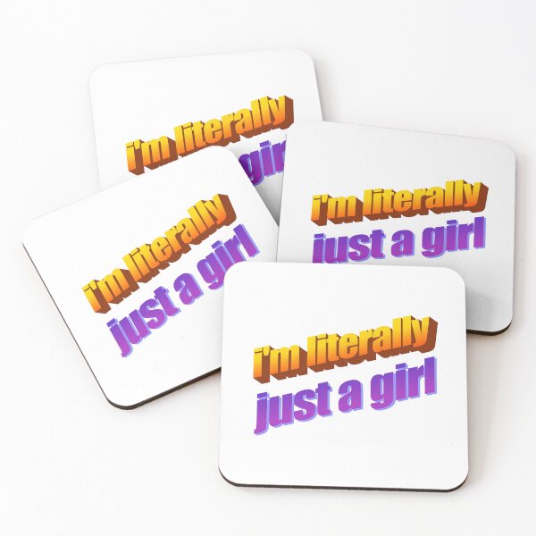 Item preview, i'm literally just a girl Wordart designed and sold by WorddArtt.