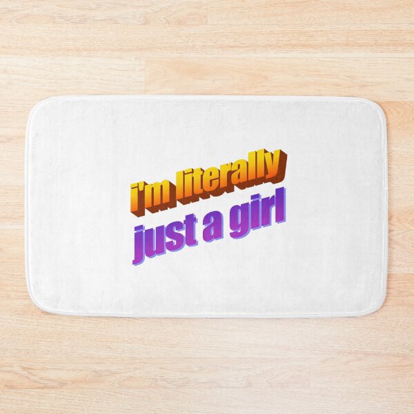 Item preview, i'm literally just a girl Wordart designed and sold by WorddArtt.
