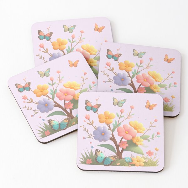 Item preview, Colourful Flowers and butterflies designed and sold by Creative Visualize.