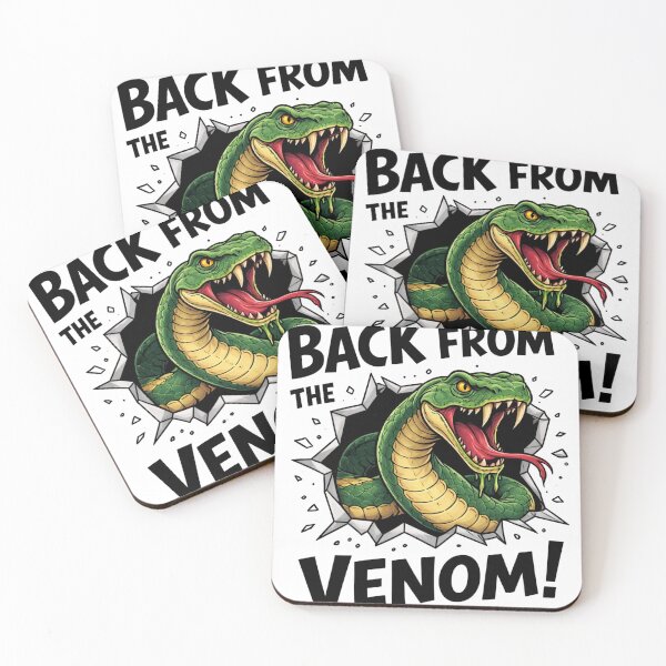 Item preview, Funny Snake Venom Design, Back from the Venom Serpent Graphic, Dark Aesthetic Reptile Art, Edgy Animal Gift designed and sold by ColorFlick.