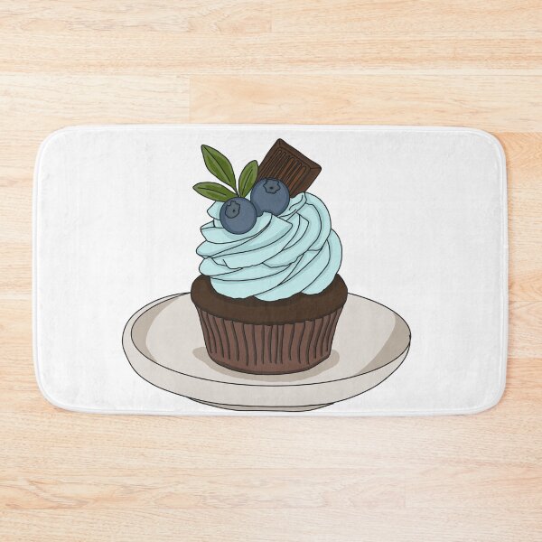 Item preview, Chocolate and Blueberry Cupcake designed and sold by RayanneArt.
