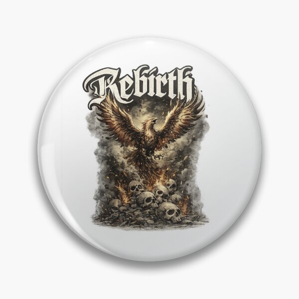Item preview, Rebirth Phoenix Graphic T-Shirt | Gothic Typography Rebirth Streetwear Design designed and sold by IconicDesignsXd.
