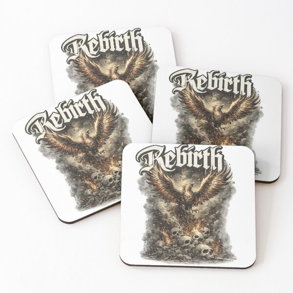 Item preview, Rebirth Phoenix Graphic T-Shirt | Gothic Typography Rebirth Streetwear Design designed and sold by IconicDesignsXd.