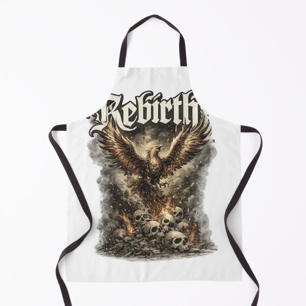 Item preview, Rebirth Phoenix Graphic T-Shirt | Gothic Typography Rebirth Streetwear Design designed and sold by IconicDesignsXd.
