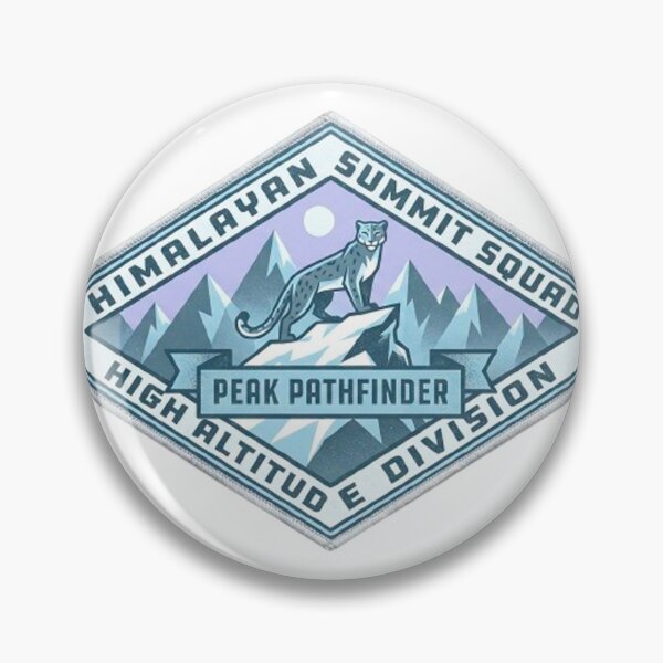 Item preview, Himalayan Summit Squad Snow Leopard Vintage Mountain Expedition Patch designed and sold by MT-Hub | Cute Aesthetic Art, Stickers & Phone Cases.
