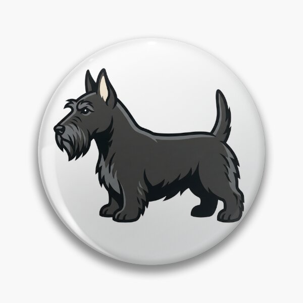 Item preview, Clean Scottish Terrier Vector Illustration designed and sold by DigitalGremlin.