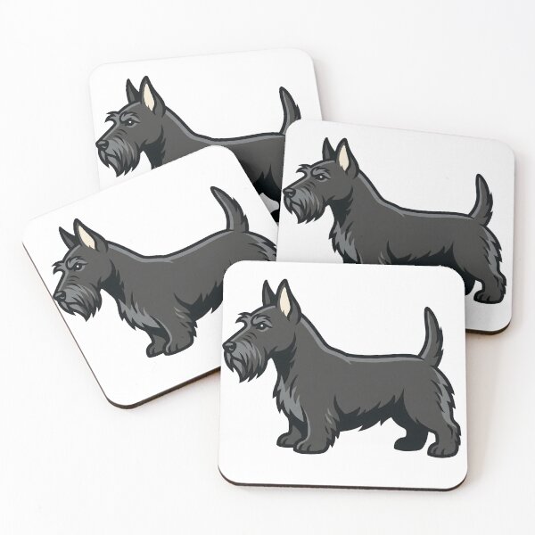 Item preview, Clean Scottish Terrier Vector Illustration designed and sold by DigitalGremlin.