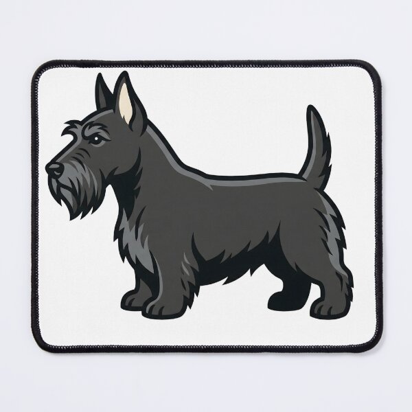 Item preview, Clean Scottish Terrier Vector Illustration designed and sold by DigitalGremlin.