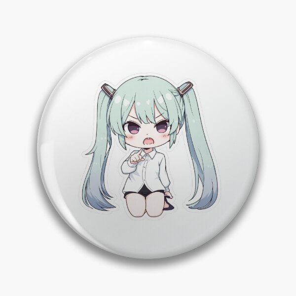 Item preview, Mintsu Pii Chibi Anime Girl designed and sold by MoodBuns®.