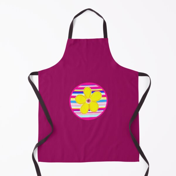 Item preview, yellow flower colours and stripes designed and sold by kel72.