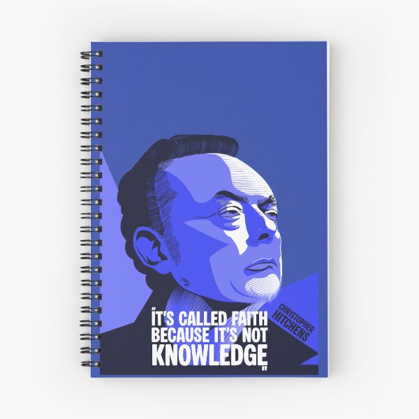 Item preview, Faith is Not Knowledge - Hitchens Quote designed and sold by Subliminal Media.