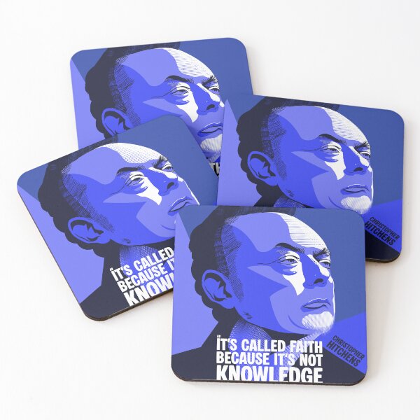 Item preview, Faith is Not Knowledge - Hitchens Quote designed and sold by Subliminal Media.