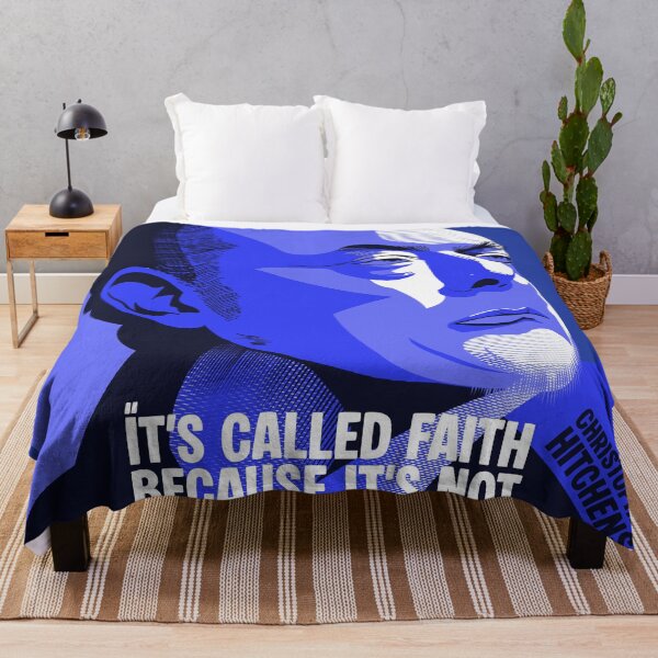 Item preview, Faith is Not Knowledge - Hitchens Quote designed and sold by Subliminal Media.