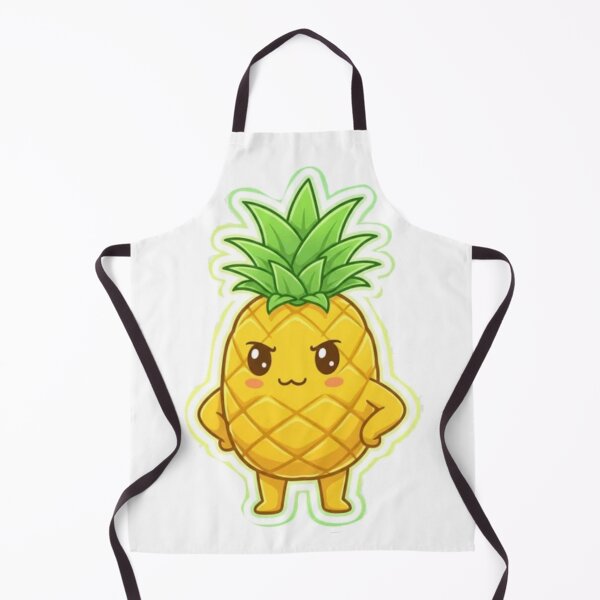 Item preview, Confident Pineapple Cool Kawaii Fruit Sticker designed and sold by Dakochaaan.