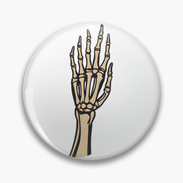 Item preview, Minimal Skeleton Hand Gothic Illustration designed and sold by Kavya Art.