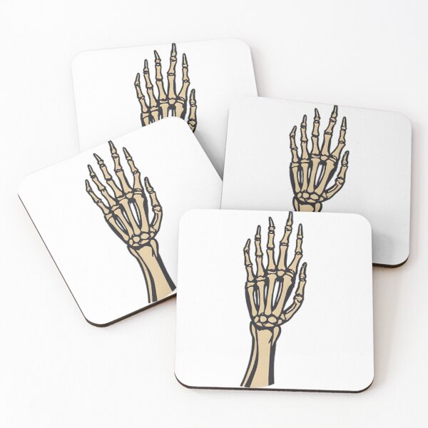 Item preview, Minimal Skeleton Hand Gothic Illustration designed and sold by Kavya Art.