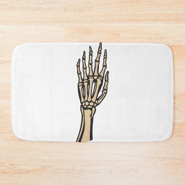 Item preview, Minimal Skeleton Hand Gothic Illustration designed and sold by Kavya Art.