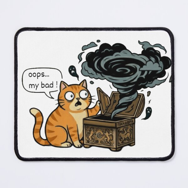 Item preview, Oops My Bad Cat – Pandora’s Box Funny designed and sold by MythoWorldddd.