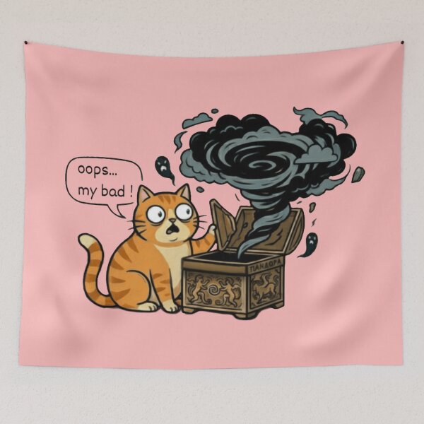 Item preview, Oops My Bad Cat – Pandora’s Box Funny designed and sold by MythoWorldddd.