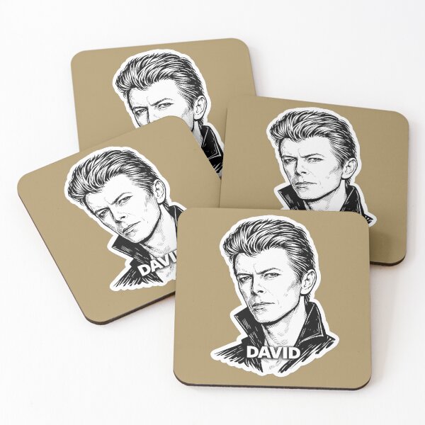 Item preview, David Bowie – Bold Line Art Tribute Portrait by Lulu Leb designed and sold by LuluLeb.