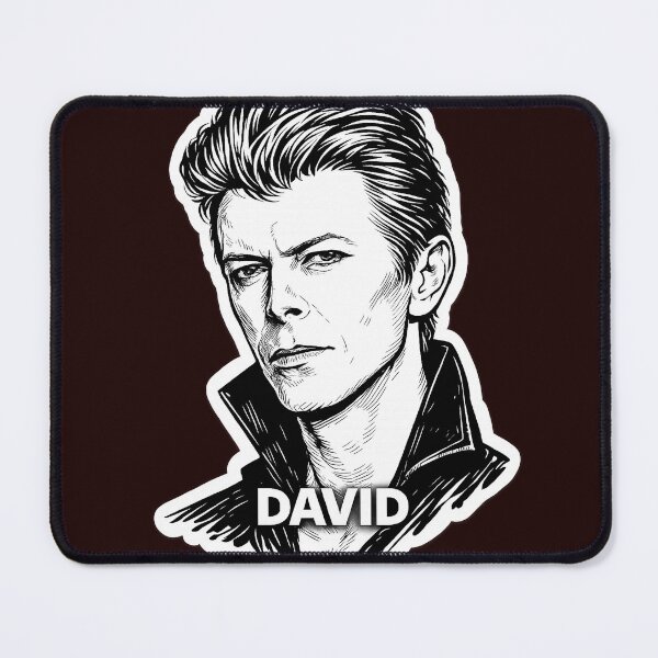 Item preview, David Bowie – Bold Line Art Tribute Portrait by Lulu Leb designed and sold by LuluLeb.