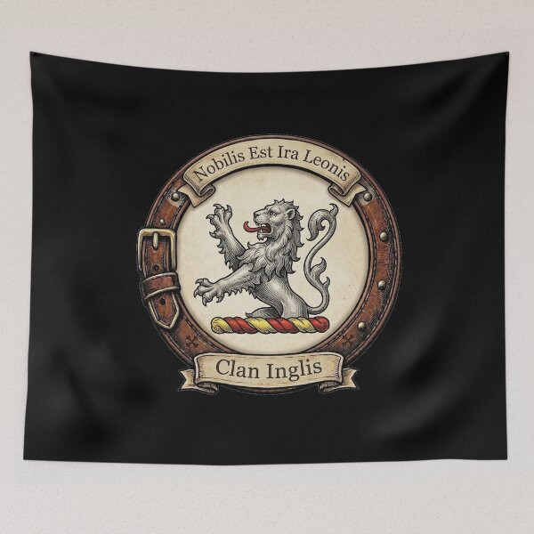 Item preview, Clan Inglis Crest designed and sold by BagTown Clans.