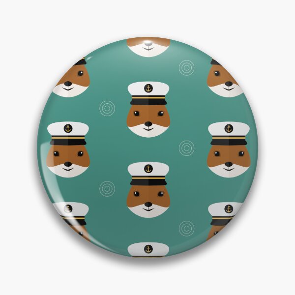 Item preview, Squirrels with sailor hat on blue designed and sold by reneesillus.