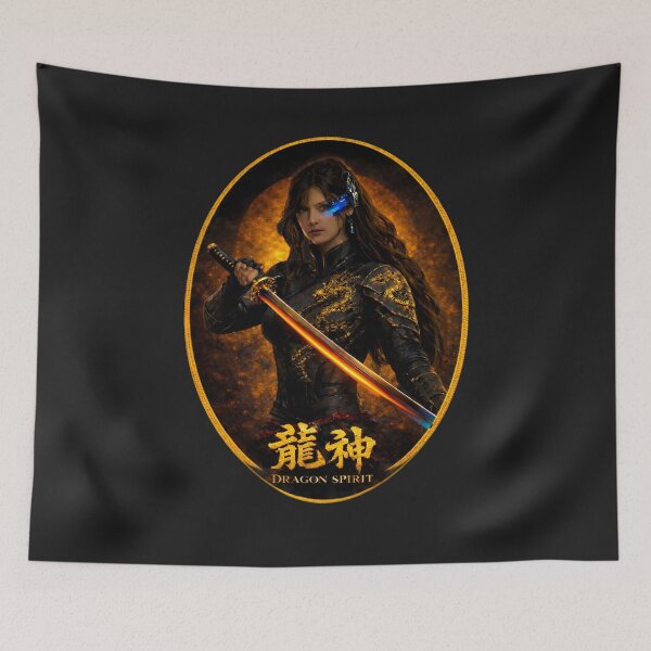 Item preview, Dragon Spirit Cyber Samurai designed and sold by Dragon-Samurai.