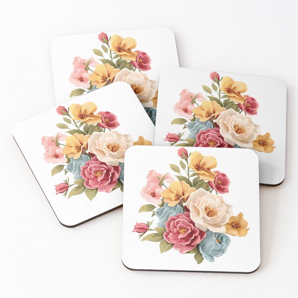 Item preview, Multi-Color Peony Bouquet - Elegant Romantic Floral Art Print designed and sold by DesignArtist.ia.